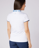 SWING OUT SISTER Luca Cap Sleeve Polo Neptune's Breath