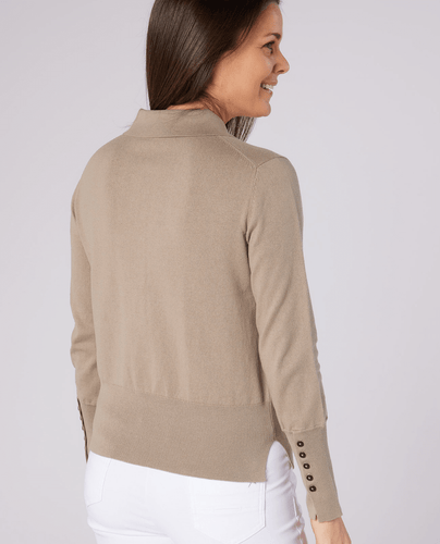 SWING OUT SISTER Blush Cotton Sweater Elephant