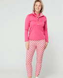 SWING OUT SISTER Celeste 1/4 Zip Lush Pink