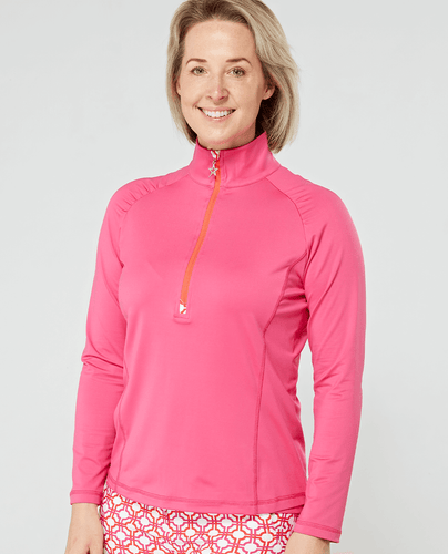 SWING OUT SISTER Celeste 1/4 Zip Lush Pink