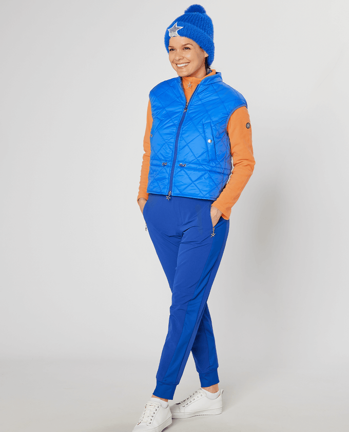 SWING OUT SISTER Pearl Active Vest Dazzling Blue
