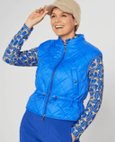 SWING OUT SISTER Pearl Active Vest Dazzling Blue