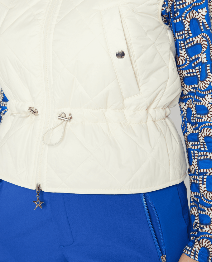 SWING OUT SISTER Pearl Active Vest Winter White