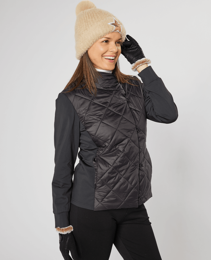 SWING OUT SISTER Iris Active Jacket Pitch Black