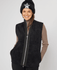SWING OUT SISTER Leo Knit Vest Pitch Black