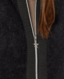 SWING OUT SISTER Leo Knit Vest Pitch Black
