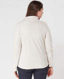 SWING OUT SISTER Bonny Fleece 1/4 Zip Bleached Sand