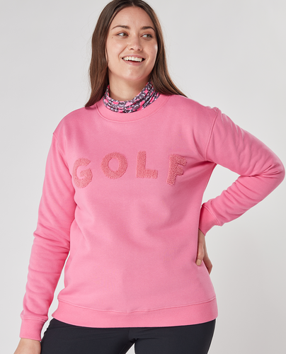 SWING OUT SISTER Catriona Jumper Neon Pink