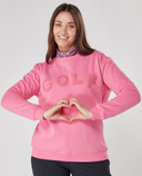 SWING OUT SISTER Catriona Jumper Neon Pink