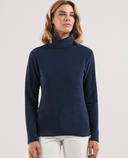 CHERVO Trentatre Thermal Fleece Turtleneck Navy