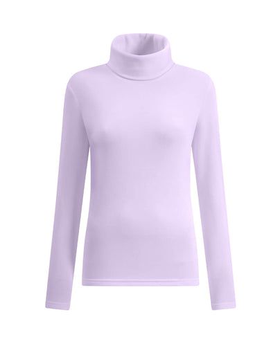 CHERVO Trentatre Thermal Fleece Turtleneck Dahlia