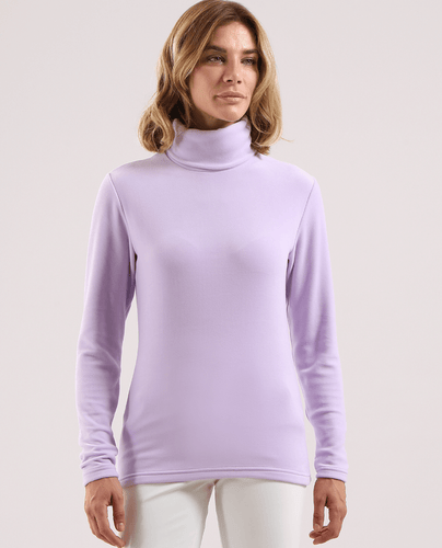 CHERVO Trentatre Thermal Fleece Turtleneck Dahlia