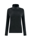 CHERVO Trentatre Thermal Fleece Turtleneck Black