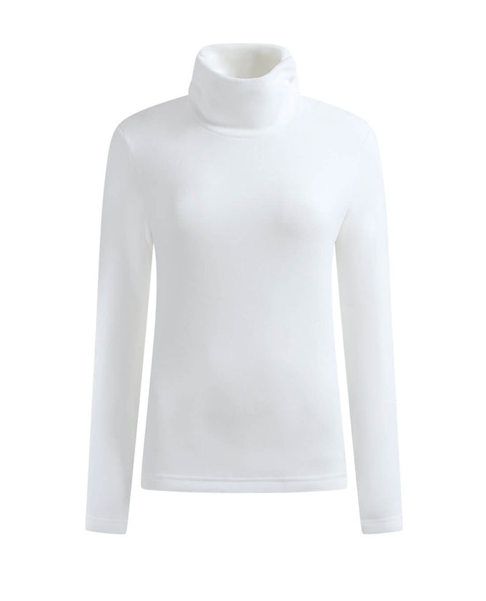 CHERVO Traffic Thermal Fleece Turtleneck Winter White