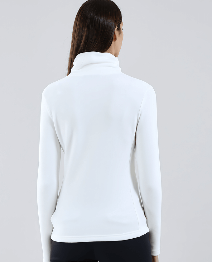 CHERVO Traffic Thermal Fleece Turtleneck Winter White