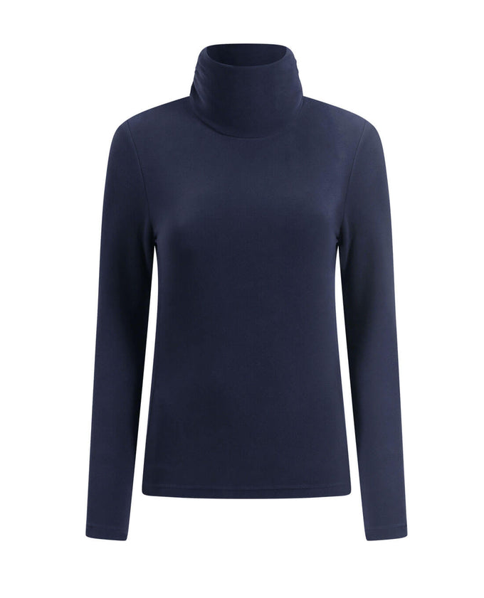 CHERVO Traffic Thermal Fleece Turtleneck Navy