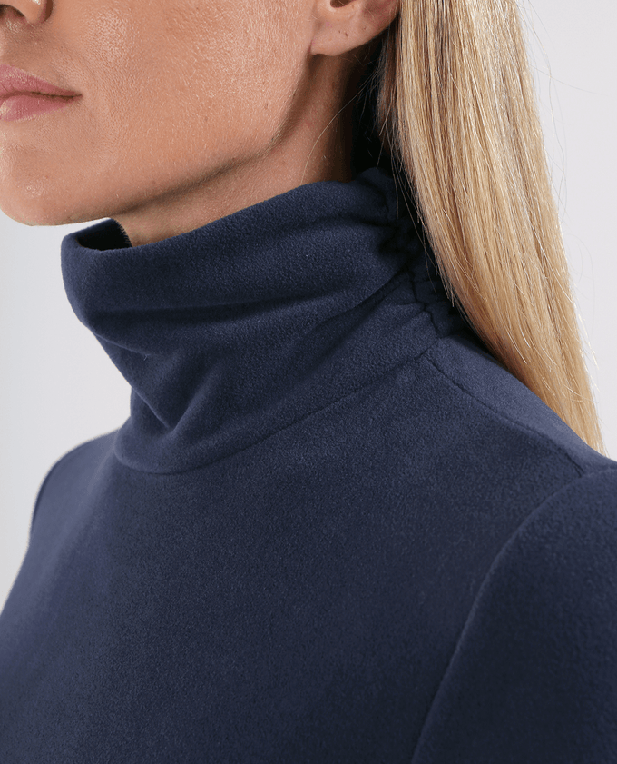 CHERVO Traffic Thermal Fleece Turtleneck Navy
