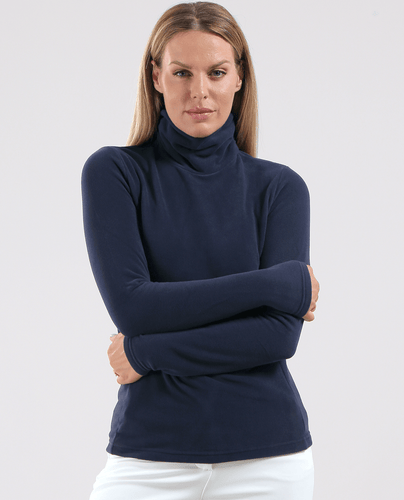 CHERVO Traffic Thermal Fleece Turtleneck Navy