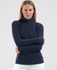 CHERVO Traffic Thermal Fleece Turtleneck Navy