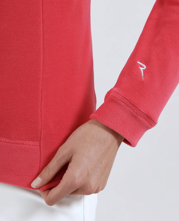 CHERVO Tentation Fleece Zip Neck Deep Pink
