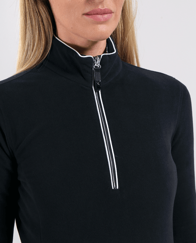 CHERVO Tentation Fleece Zip Neck Black