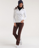 CHERVO Trinidad Soft Fleece Zip Neck Panama White