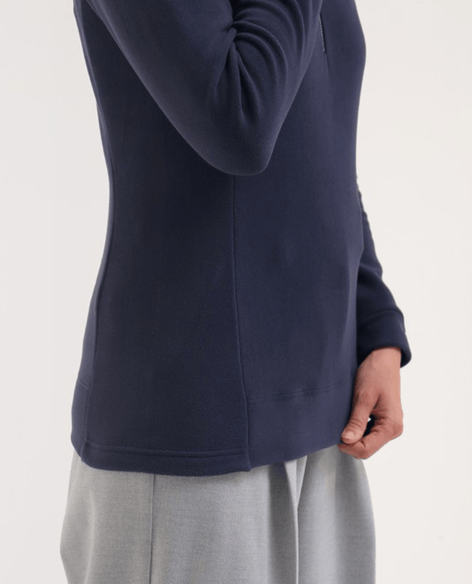 CHERVO Trinidad Soft Fleece Zip Neck Panama Navy