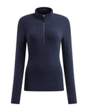 CHERVO Trinidad Soft Fleece Zip Neck Panama Navy