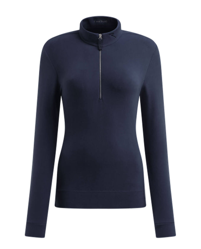 CHERVO Trinidad Soft Fleece Zip Neck Panama Navy