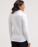 CHERVO Taffy Soft Fleece Turtle Neck Panama White
