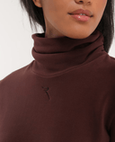 CHERVO Taffy Soft Fleece Turtle Neck Cioccolato