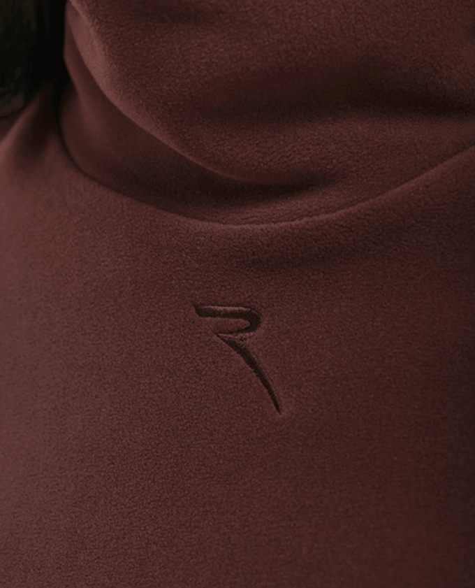 CHERVO Taffy Soft Fleece Turtle Neck Cioccolato