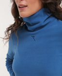 CHERVO Taffy Soft Fleece Turtle Neck Blue
