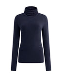 CHERVO Taffy Soft Fleece Turtle Neck Navy