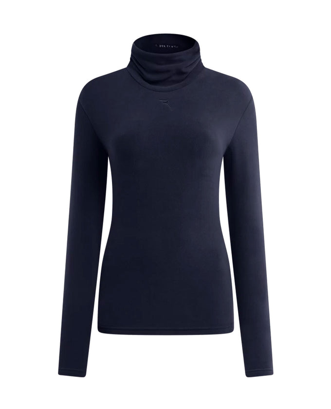 CHERVO Taffy Soft Fleece Turtle Neck Navy