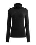 CHERVO Taffy Soft Fleece Turtle Neck Black