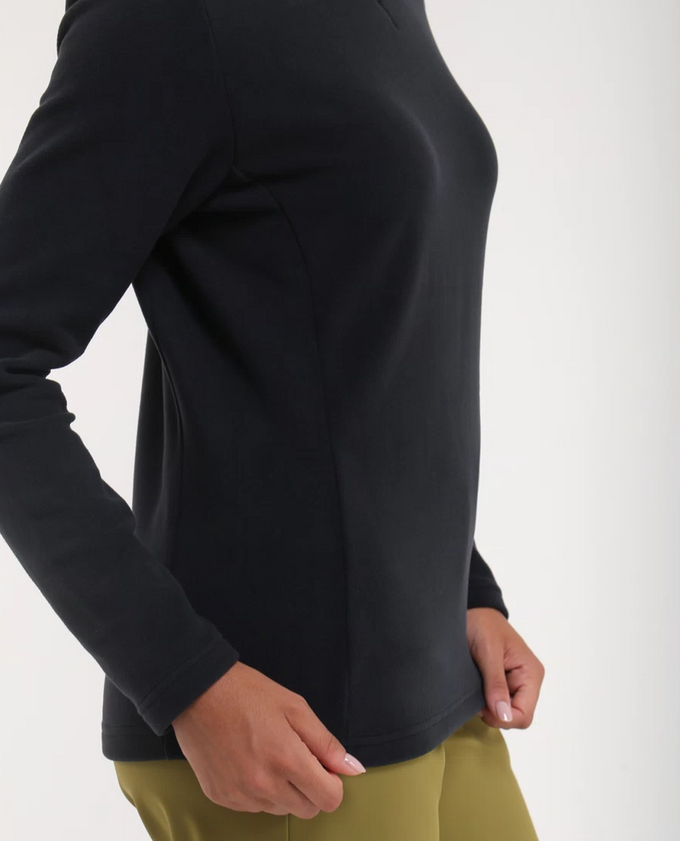 CHERVO Taffy Soft Fleece Turtle Neck Black