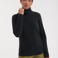 CHERVO Taffy Soft Fleece Turtle Neck Black - 8 / Black
