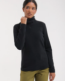 CHERVO Taffy Soft Fleece Turtle Neck Black