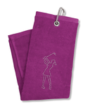 SURPRIZE SHOP Tri-fold Towel Purple