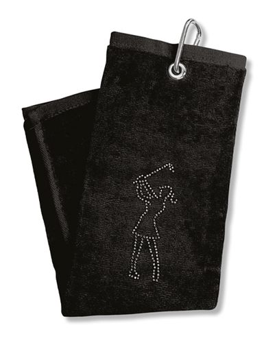 SURPRIZE SHOP Tri-fold Towel Black