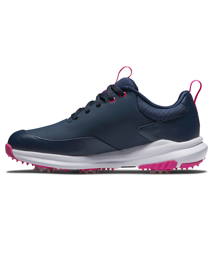 FootJoy Tour Rival Womens Golf Shoe Wide Fit Navy/Pink