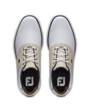 FootJoy FJ Traditions Womens Golf Shoe White/Tan