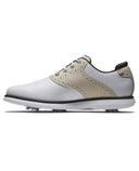 FootJoy FJ Traditions Womens Golf Shoe White/Tan