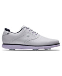 FootJoy FJ Traditions Womens Golf Shoe Wide Fit White/Purple