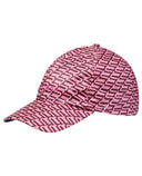 ROHNISCH Seion Soft Cap Logo Carmine Rose Retro R Mono