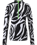 SWING OUT SISTER Valentina 1/4 zip Mid Layer Lynx Lime