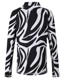 SWING OUT SISTER Valentina 1/4 zip Mid Layer Lynx Lime