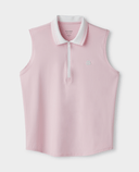 TILLEY Sleeveless Polo Pink