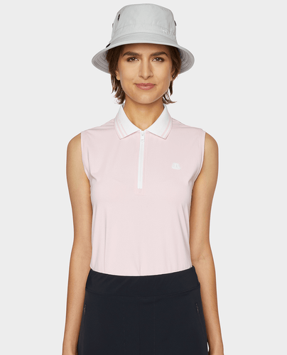 TILLEY Sleeveless Polo Pink